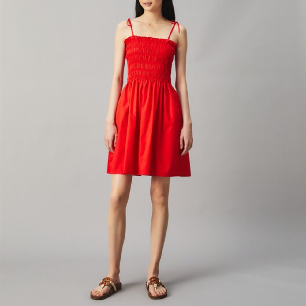 Tory burch smocked short dress